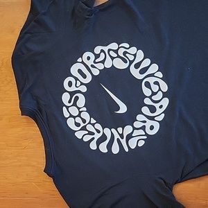 Nike Squiggles T-shirt, black, men's medium -- BRAND NEW